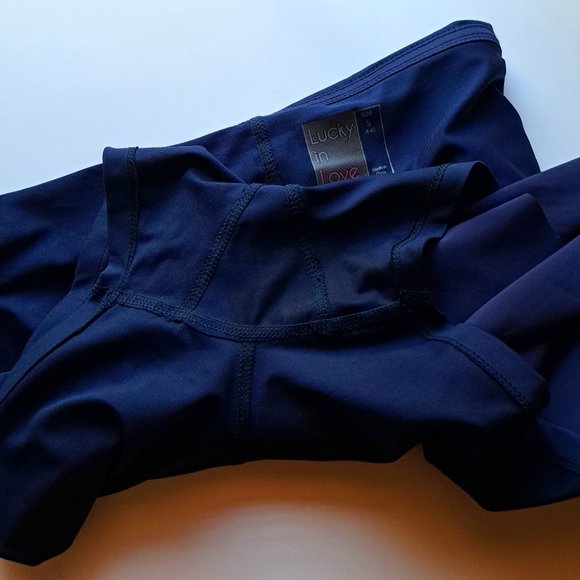 LUCKY IN LOVE SKORT Sz Small Side LACE POCKET CASUAL CHIC ACTIVEWEAR BALLETCORE - Picture 10 of 10